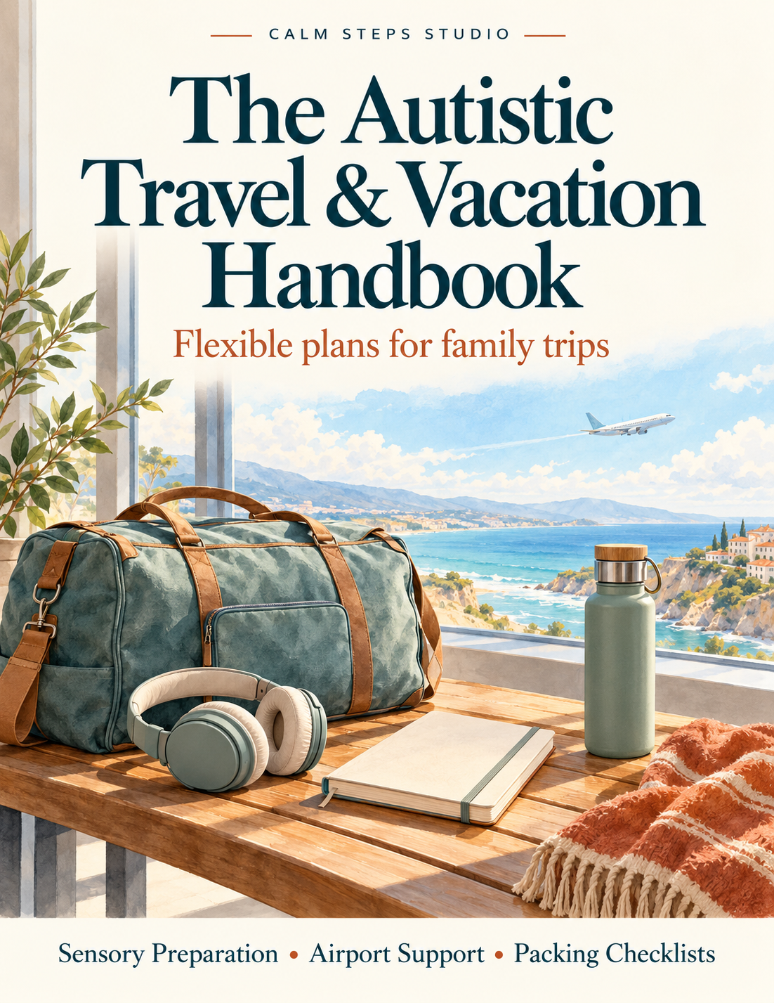 The Autistic Travel & Vacation Handbook | Sensory Travel Planner, Packing Checklists & Family Trip Guide | Printable PDF
