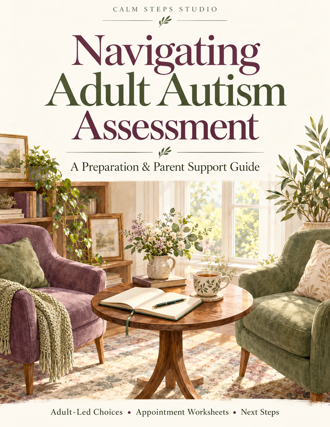 Navigating Adult Autism Assessment | Preparation Workbook & Parent Support Guide | Printable PDF